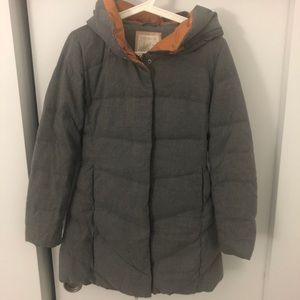Broadcast grey matte down puffer jacket